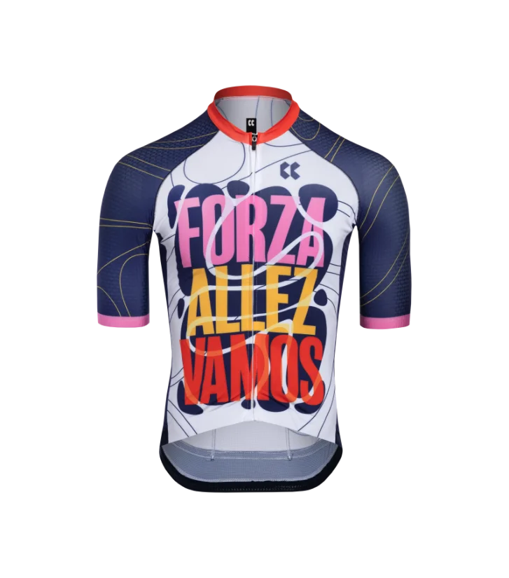 Men’s cycling short sleeve jersey RAZOR | POSTERLAD Z6