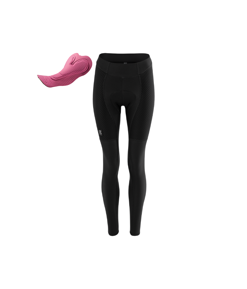PURE Z | Insulated tights + pad | black | WOMEN